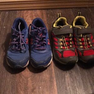 🔘 GUC - 3 pairs New Balance / Merrell / Totes lot